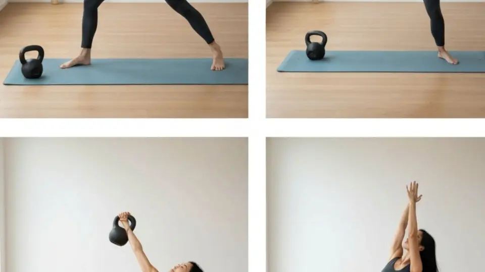 Kettlebell övningar hemma för hela kroppen